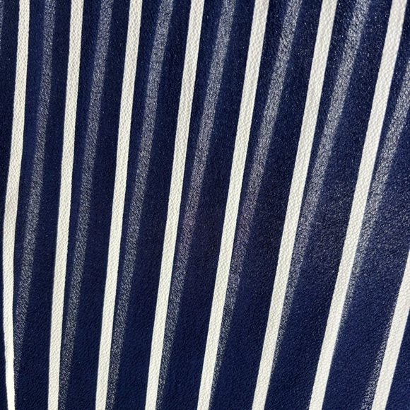 Ambiance Jumpsuit Spaghetti Strap Cropped Length Striped Blue White Size Small - Picture 8 of 15